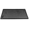 Rhino Mats K-Series Comfort Drainage Mat, Rubber, Drainage Holes, 2 ft W x 4 ft L, Black KCT-2448B - alternate 2
